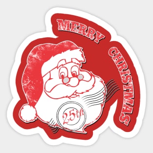 Santa Claus Merry Christmas Sticker